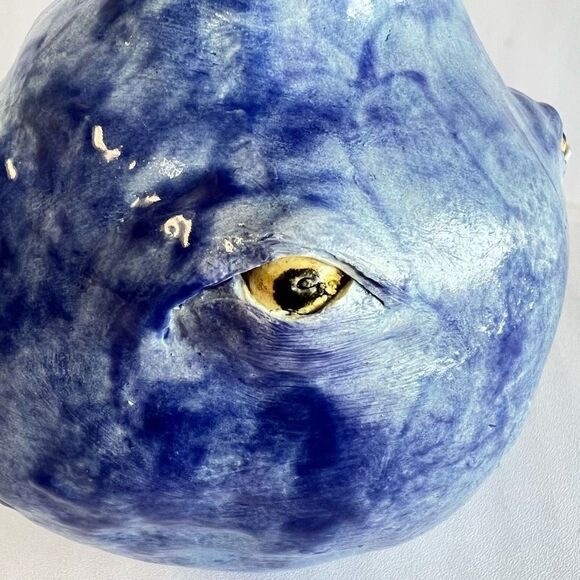 Hand Made Eyeball Eyes Folk Art Ceramic Pottery Vase OOAK Artisan Folk Oddity Sm - Picture 4 of 9